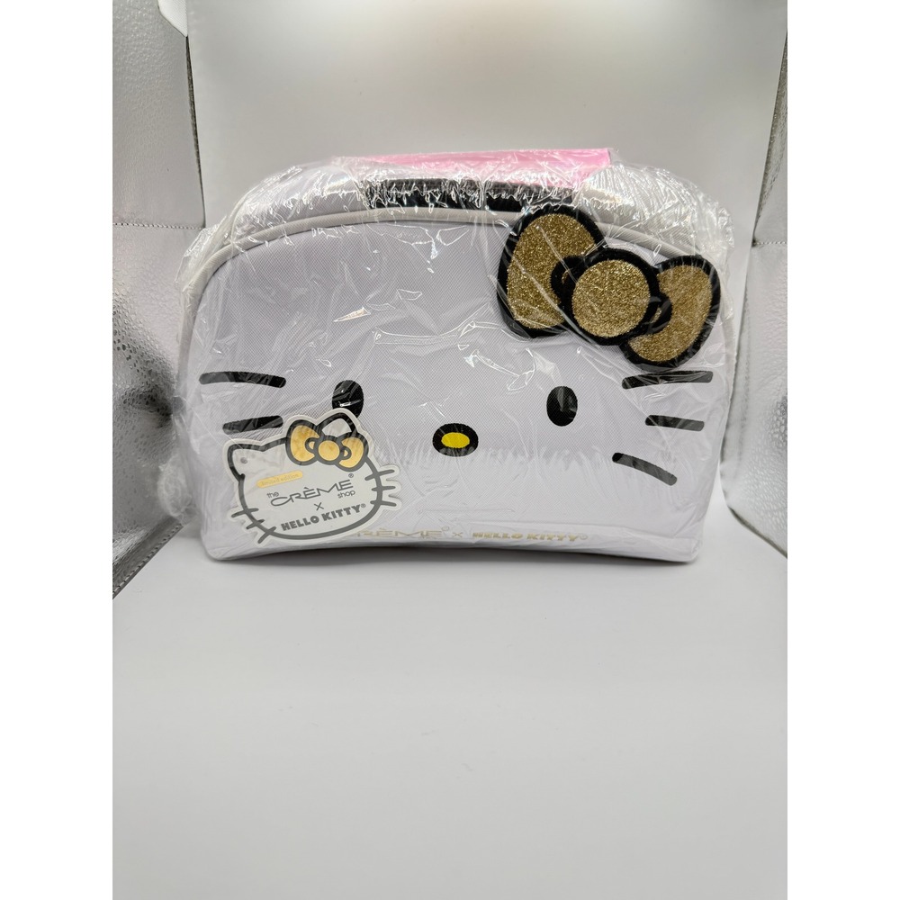 The Creme Shop x Hello Kitty Gold Mystery Bundle Cosmetic Bag & Hand Cream Set‎